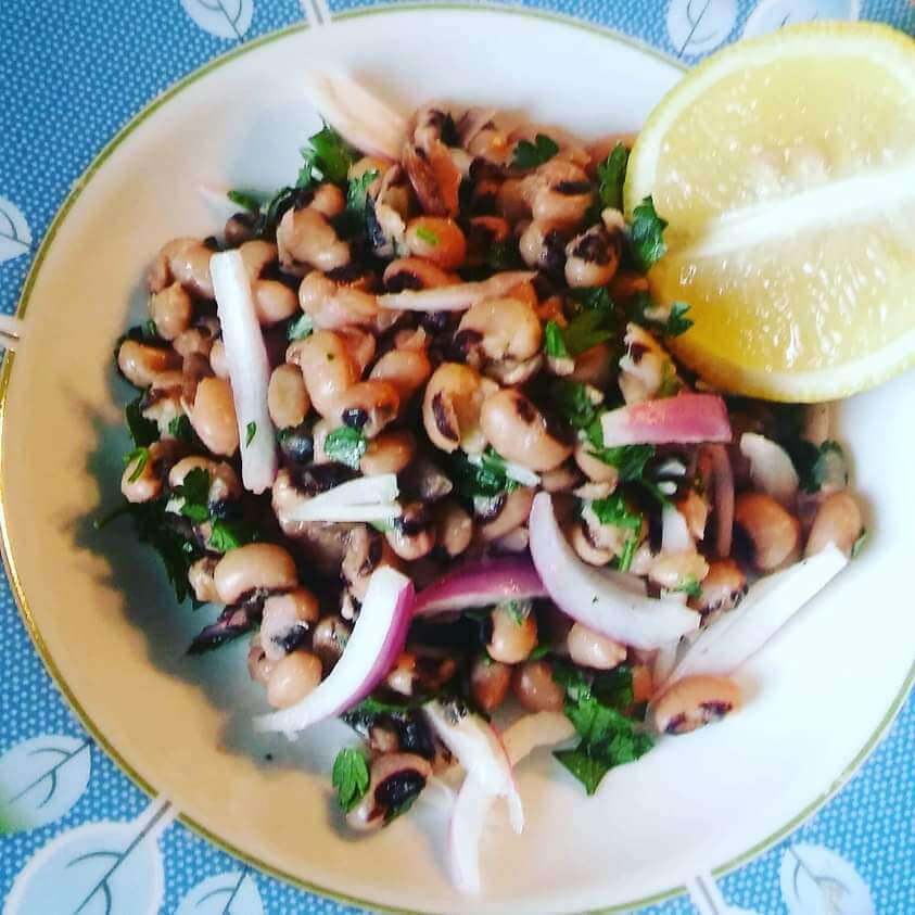 Black eyed bean salad / Mavromatika salata